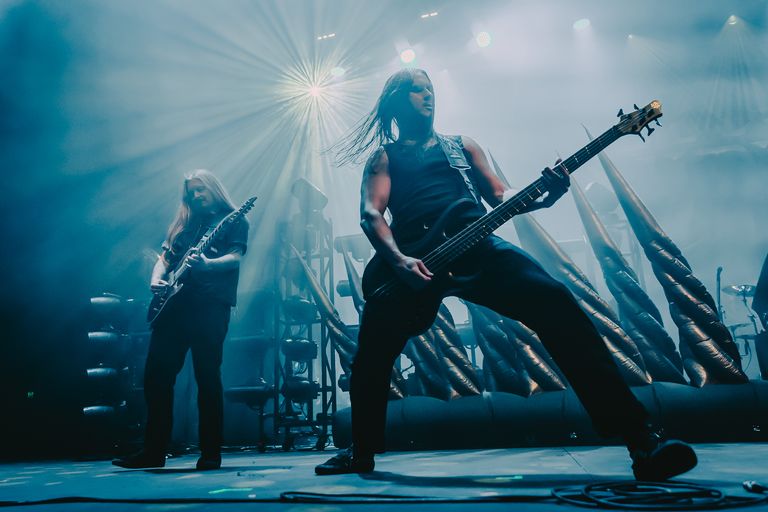 Bleed From Within performing live at AEC Theatre in Adelaide